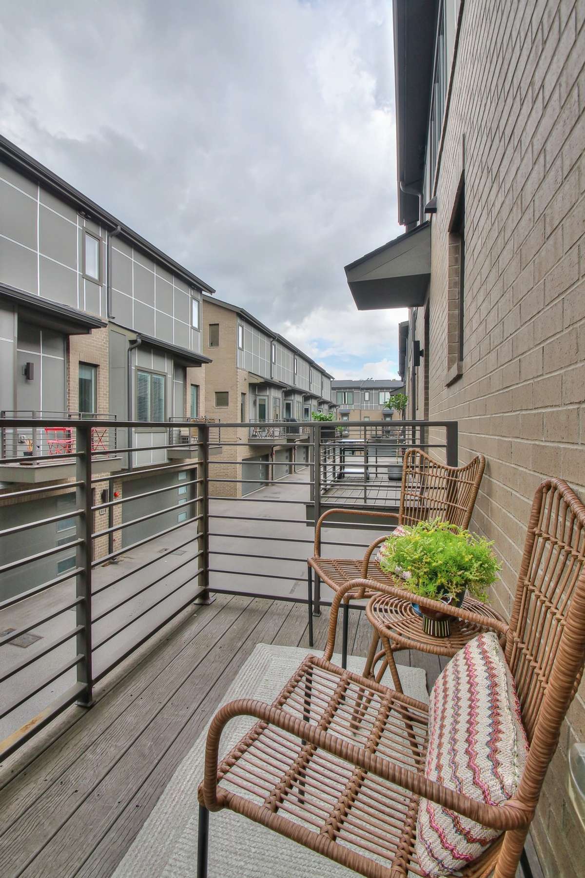 Spacious patio located off the kitchen