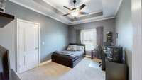 ~ Bedroom 1 On Main Level With Tray Ceiling & Large Closet ~