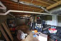 Insulated unfinished basement