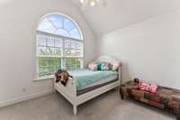 Bedroom 2 is upstairs and features a large closet and plenty of natural light