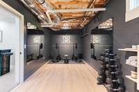 Home Gym in Basement