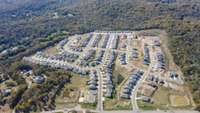 Sky view of Blakeney Subdivision