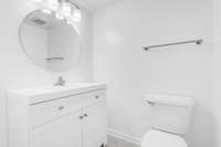 Fully updated hall bathroom