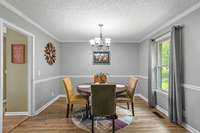 Formal dining room, right off the kitchen and living room