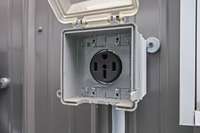 1 of the 2 50 amp RV Hookups