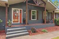Inviting Covered Front Porch