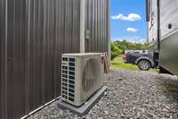 Mini split unit for garage was recently installed