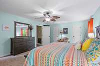 Double walk-in closets