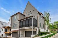 Rear entry parking allows for 3-4 garage spaces.