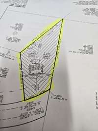 Copy of the survey showing the locations of both units and what lines will be on each when deed is recorded property lines