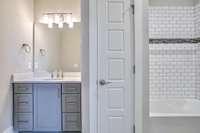 At the heart of the modern full bath is its contemporary design, which combines clean lines, geometric shapes, and minimalist aesthetics to create a space that is both visually stunning and highly functional. TO BE BUILT