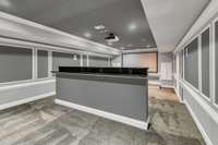 Basement theater room