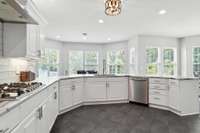 Efficient layout, generous storage - this kitchen makes cooking and organizing effortless.