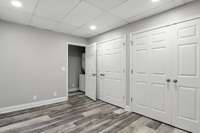 Flex room 1- tons of storage and possibility!