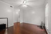 Downstairs Bedroom has it's own bath