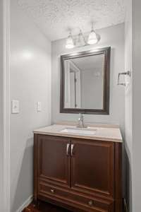 And it has it's own bath and vanity area