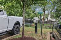 Have an electric car? You can conveniently charge up right in the parking lot!