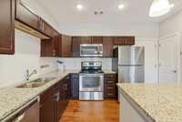 The refrigerator is included!