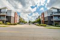 Solo East is comprised of two separate buildings. 1122 Litton Ave. #313 is located on the left. Note: The balcony for Unit #313 is located on the rear side of this building, not street side so you can enjoy the peaceful outdoors!