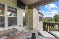 Watch TV and enjoy coffee in the shade most of the day.