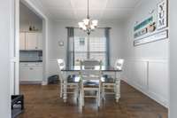 Beautiful formal dining for large dinner parties.