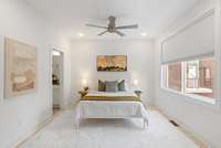 Third floor oversized primary bedroom