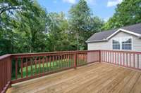 Private deck off of upstairs bathroom #4
