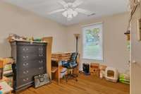 First Bedroom, currently used as a 'catch all'. Very nice size for office, bedroom, etc.
