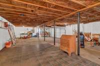 Basement has some Tile Flooring in it.