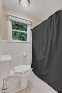 Another view of Main Bathroom, with combo tub and shower.