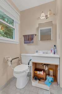 This is the Half Bath in the Master Bedroom.