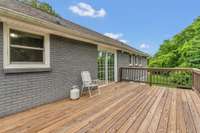 Another view of the new Deck.