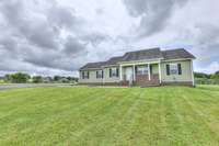 472 Meadows Rd, Portland.  1.16 Acres, 3BR, 2BA, Ranch Style,1-level home.  Fresh paint.  Fully fenced back yard.  Covered back deck.