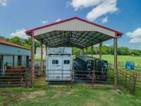 Equipment Trailer/Shed 24x48 with a 30 amp plug.