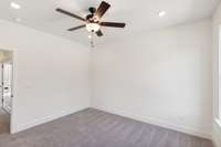 Plenty of space for your bed and furniture! Actual photo of home.