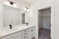 Having a clean, functional, well-designed and great-looking bathroom is a particularly enjoyable way to start and end every day! Actual photo of home.