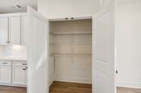 Want to stock up on all your favorite eats? You'll need a pantry big enough to hold everything. Imagine having enough space to reduce your trips to the grocery store! Actual photo of home.