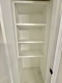 Closet in master bathroom