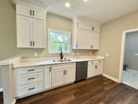 Soft close caninets with stainless appliances