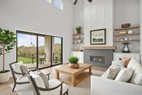Virtually Staged Photo for Inspiration Only. Tailor This Space to YOUR Desired Style, Finishes & Function.