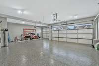 3 car garage with Epoxy floors!