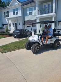 Golf carts are a welcome addition to this community, providing a fun and efficient way to travel to the marina, restaurant, and boat club