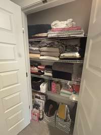 Hallway Linen Closet (Upstairs)