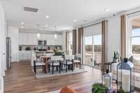 This is a photo of one of our model homes. Please know that some of the exterior and interior finishes, paint, and features may vary.