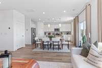 This is a photo of one of our model homes. Please know that some of the exterior and interior finishes, paint, and features may vary.