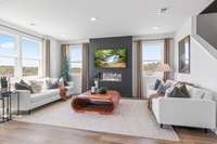 This is a photo of one of our model homes. Please know that some of the exterior and interior finishes, paint, and features may vary.