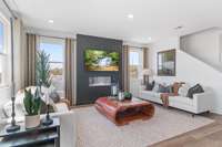 This is a photo of one of our model homes. Please know that some of the exterior and interior finishes, paint, and features may vary.