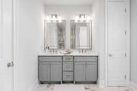Primary bath/suite with double sinks
