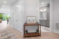 Hallway/entrance into this beautiful condo