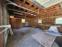 Attached 2 car garage